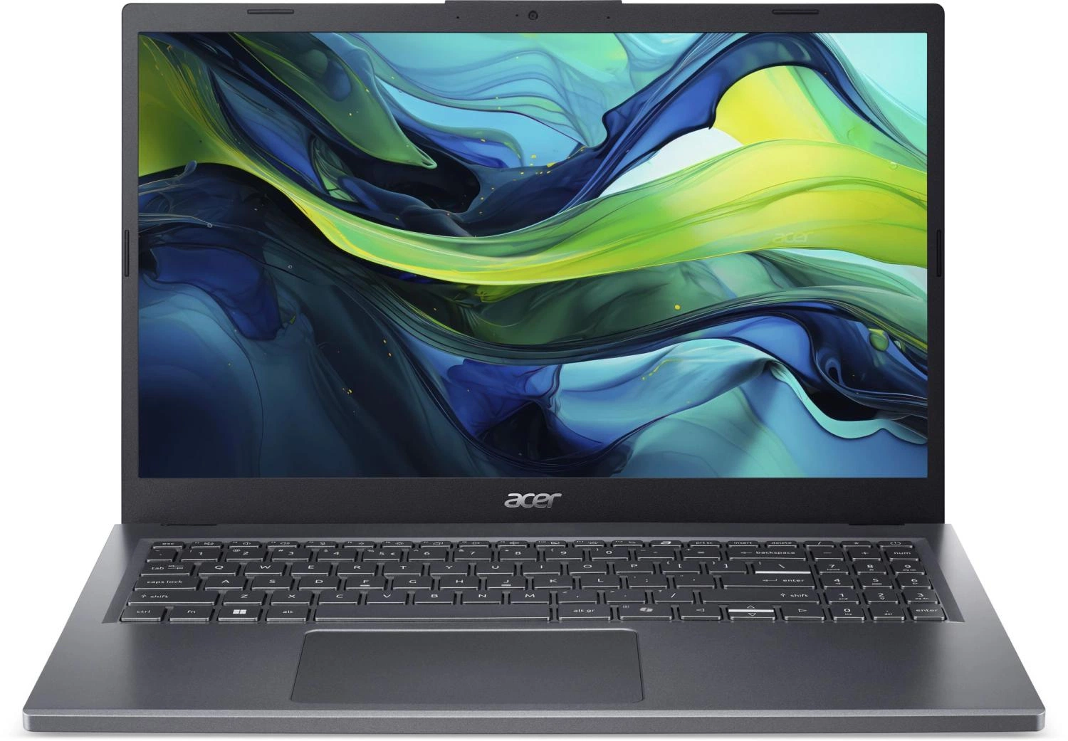 Пример ноутбука Acer: фронтальный вид