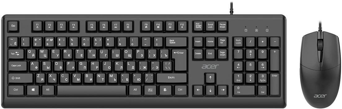 Комплект клавиатуры и мыши Acer OCC500 ZL.ACC11.00G
