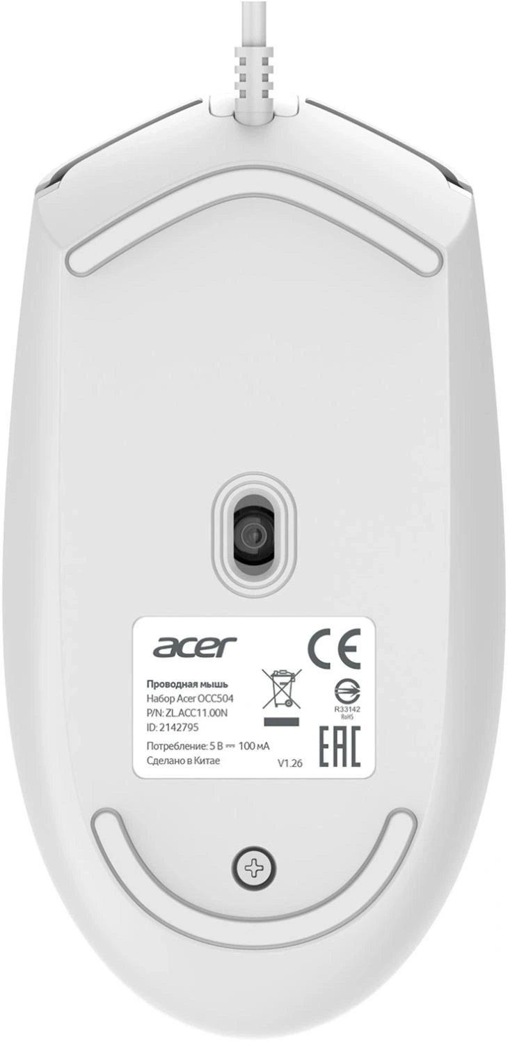 Комплект клавиатуры и мыши Acer OCC504 ZL.ACC11.00N