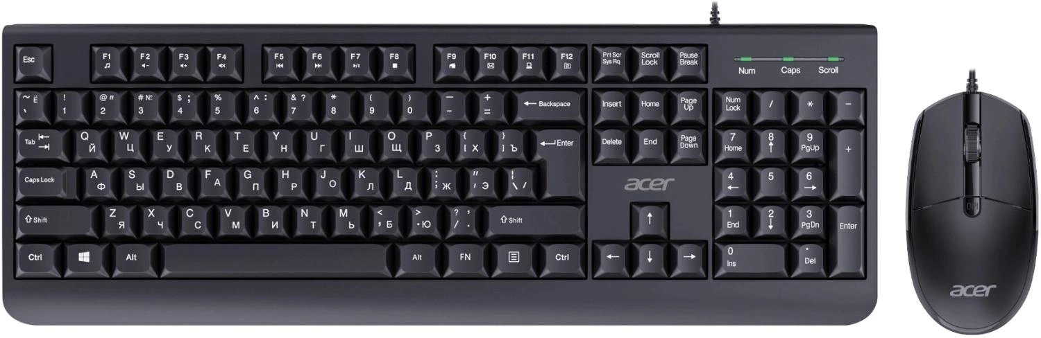 Комплект клавиатуры и мыши Acer OCC400 ZL.ACCCC.015