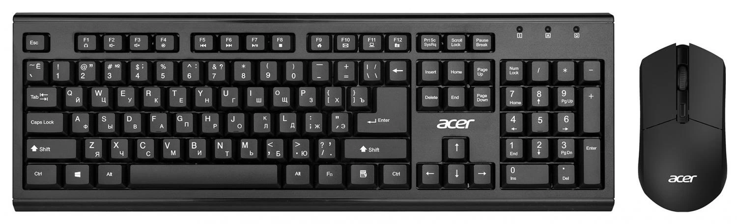 Комплект клавиатуры и мыши Acer OKR120 ZL.KBDEE.007